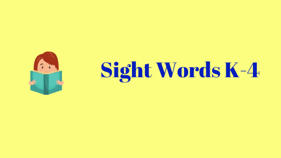 Sight Words K-4